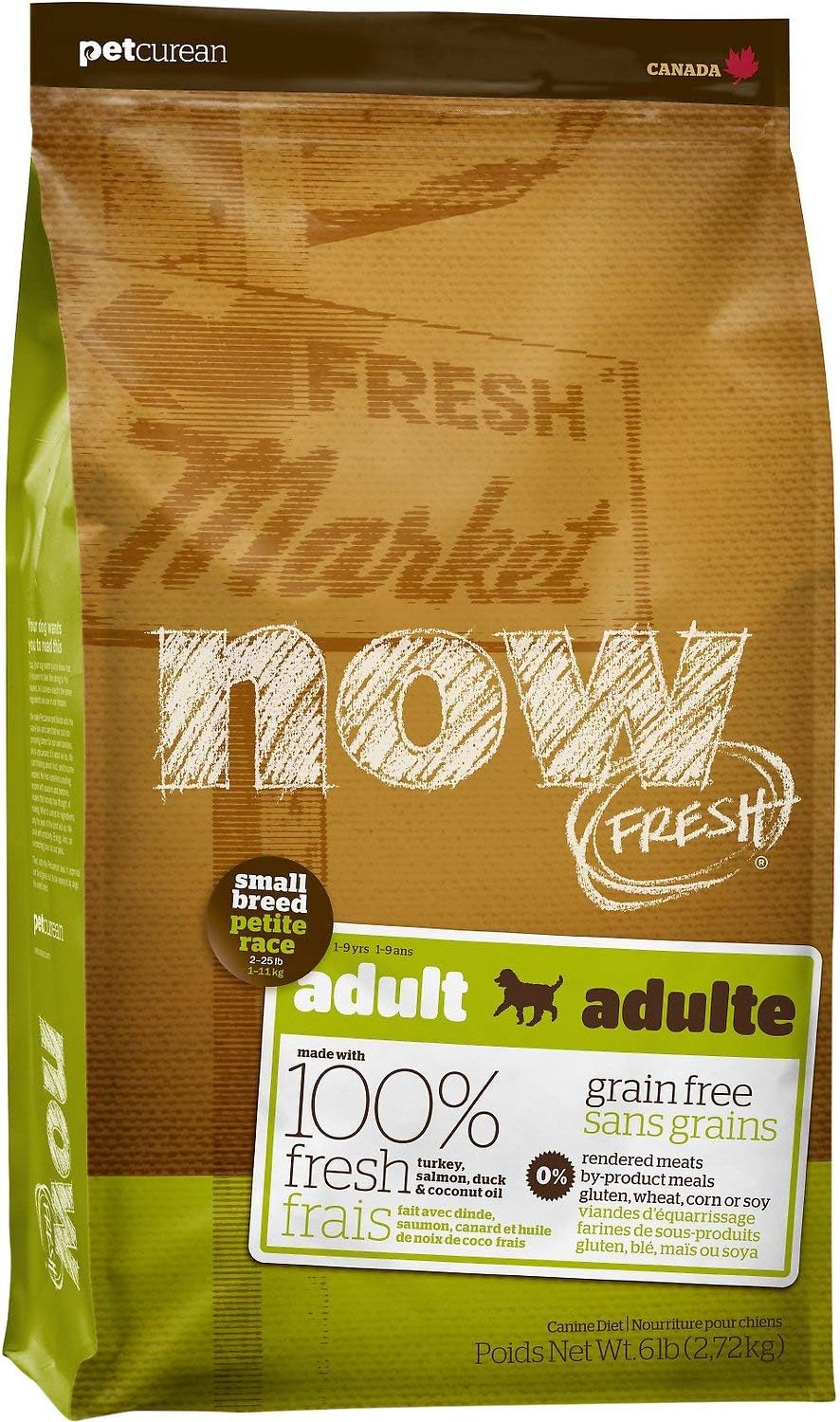 Petcurean Now Fresh Small Breed Adult Dog Food (12 lb)