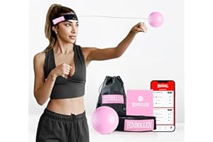 Boxbollen® Boxing Reflex Ball – Celebrity-Endorsed Reaction Trainer | App-Connected Punch Counter | Fun Fitness for All Ages | Improve Coordination & Agility | Ideal Gift for Home Workouts