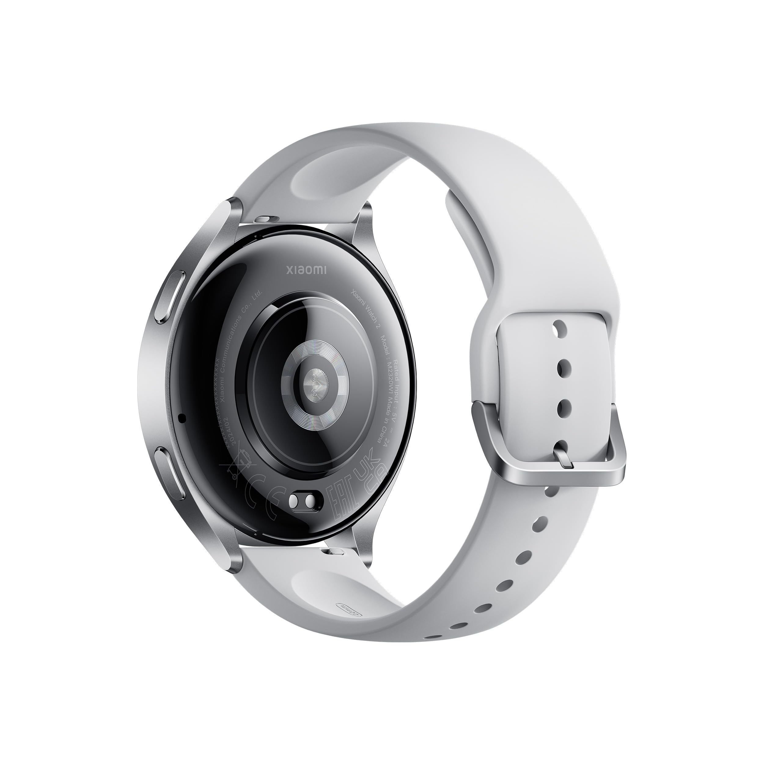 XIAOMI Watch 2 Wear OS 160+ Sports 12 Channel Monitoting Xiaomi Watch 2 5-system L1+L5 GNSS (Silver)