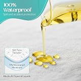 Sasma Home Waterproof Crib Mattress Protector Cotton Rich Hypoallergenic view 3