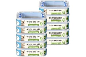 Zippland Cat Litter Refills Cartridge Compatible with Your Genie Litter Standard, Plus and XL Cat Litter Pail, Pack of 10