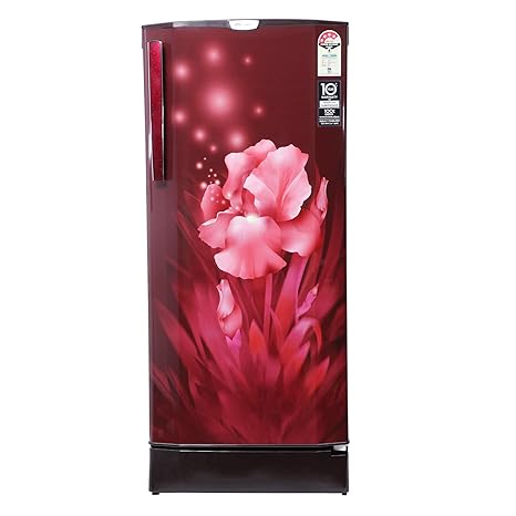 Godrej 210 L 4 Star Inverter Direct-Cool Single Door Refrigerator (RD EDGEPRO 225D 43 TAI AQ WN, Aqua Wine)