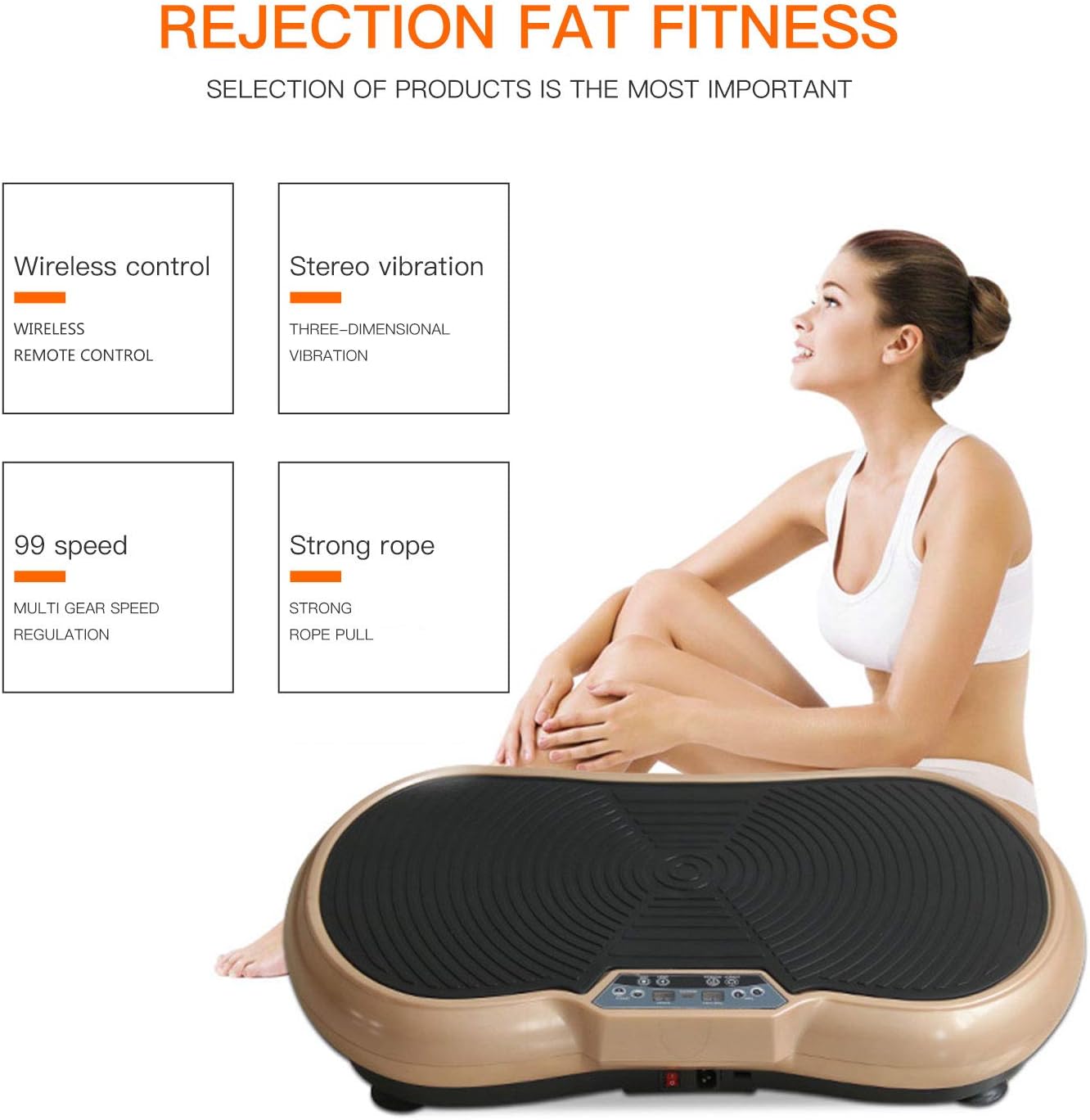 Gharpbik Workout Machine Fitness Vibration Platform