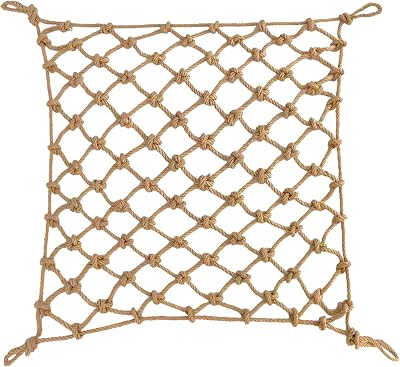 BigTree Heavy Duty Jute Rope Net 1x5m 8mm Mesh 10x10cm Safe Balcony Garden