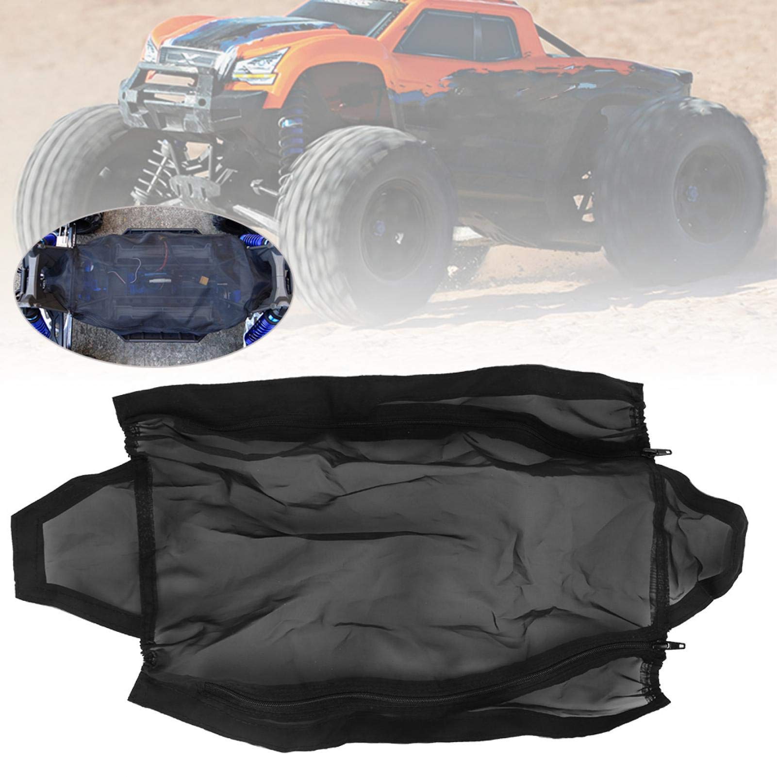 Chassis Dust Resist Cover, Effectively Prevent The Entry Of Dirt/Dust/Gravel in The Dirt Road, Chassis Dust Dirt Resist Cover Remote Control Vehicle Parts Fit for Traxxas X-Maxx Xmaxx 77076-4 Rc Car