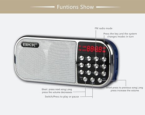 bkk portable multimedia speaker