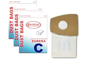 EnviroCare Replacement Vacuum Cleaner Dust Bags made to fit Eureka Mighty Mite Type C 9 Bags