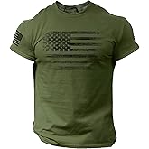 Rogue Style Distressed American Flag Men T Shirt – USA