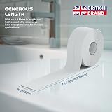 HNNHOME Bath Sealant Strip 38mm x 3.2m White Self-Adhesive Tape view 2