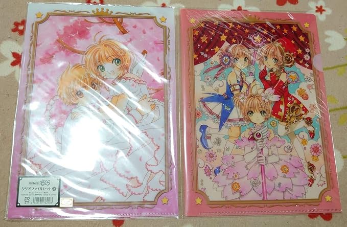 Amazon カードキャプターさくら クリアファイルセット A ムービック さくら 小狼 桜 3人 クリアファイル 原作 Clamp クランプ Clamp アニメ アニメ 萌えグッズ 通販