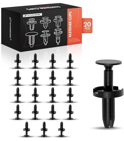 10 Clip Fissaggio Paraurti In Nylon - 5160260AA Per Jeep Patriot Compass, Chrysler 200 300, Dodge Caliber, Ram - Diametro Testa 18mm