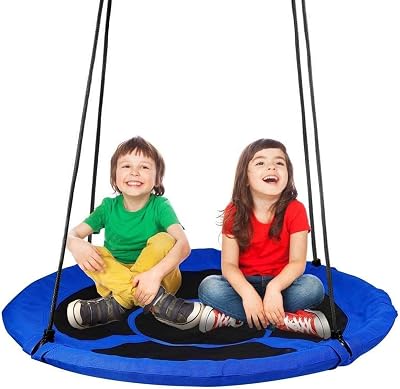Dripex Nest Swing Children's Tree Swing Seat 100cm Oxford Blue 150 kg