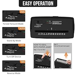 Suntiko Paper Shredder for Home Use,5 Sheets Small