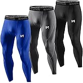 MEETYOO Men's Compression Pants, Cool Dry Sports Workout Running Tights Leggings