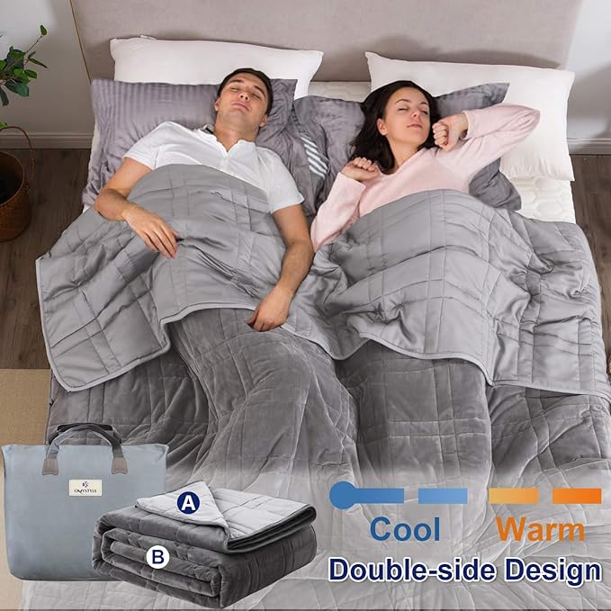Amazon.com: 80''x87'' Weighted Blanket for Queen Size Bed(20lb