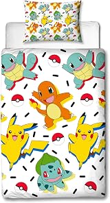 Pokemon Single Duvet Cover Reversible 200 x 135 cm with Pillow Case view 2