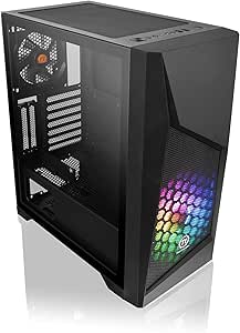 Thermaltake Thermaltake Commander G32 Tempered Glass ARGB Mid-Tower Case, CA-1P2-00M1WN-00