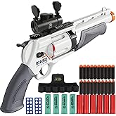 ZHENDUO BLASTER 2 in 1 Foam Blaster with 4 X Scope Soft Dart Blaster Toy Set with 60 EVA Darts 5 Dart Rotating Drum 1 Sight f