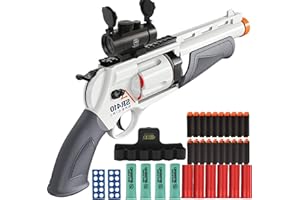 ZHENDUO BLASTER 2 in 1 Foam Blaster with 4 X Scope Soft Dart Blaster Toy Set with 60 EVA Darts 5 Dart Rotating Drum 1 Sight f