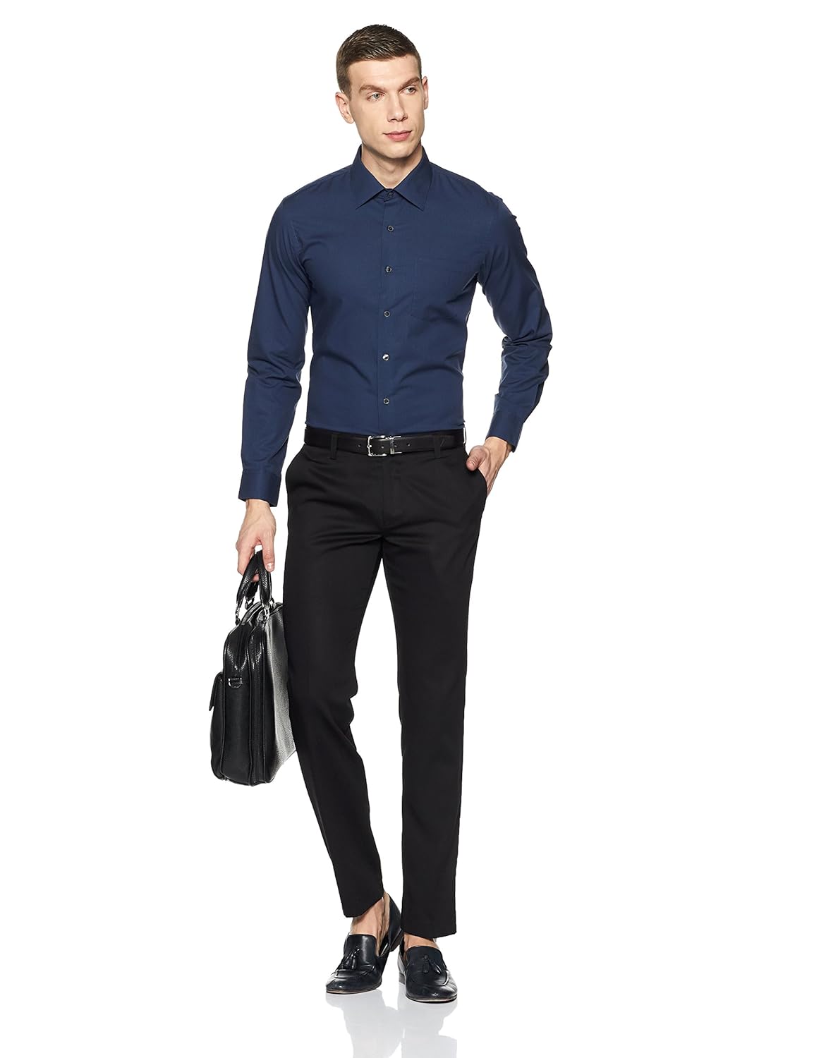 arrow men's checkered slim fit formal shirt