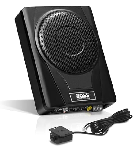 BOSS Audio Systems Subwoofer Amplificado BASS10 - Perfil Baixo