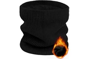 Buauty Neck Warmer Gaiters for Men Women Winter Neck Scarves Fleece Cold Weather Gear Ski Accessories Nose Ear Face Mask