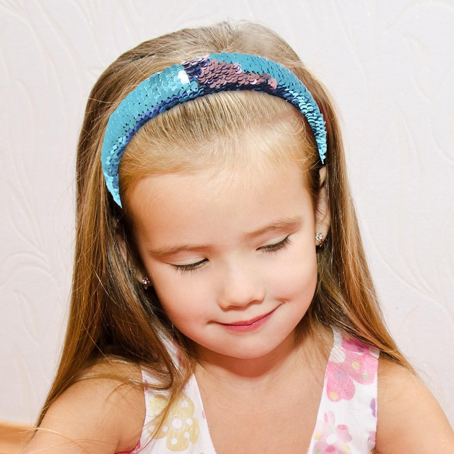 Amazoncom Mermaid Sequin Headband Beinou Padded Two Color