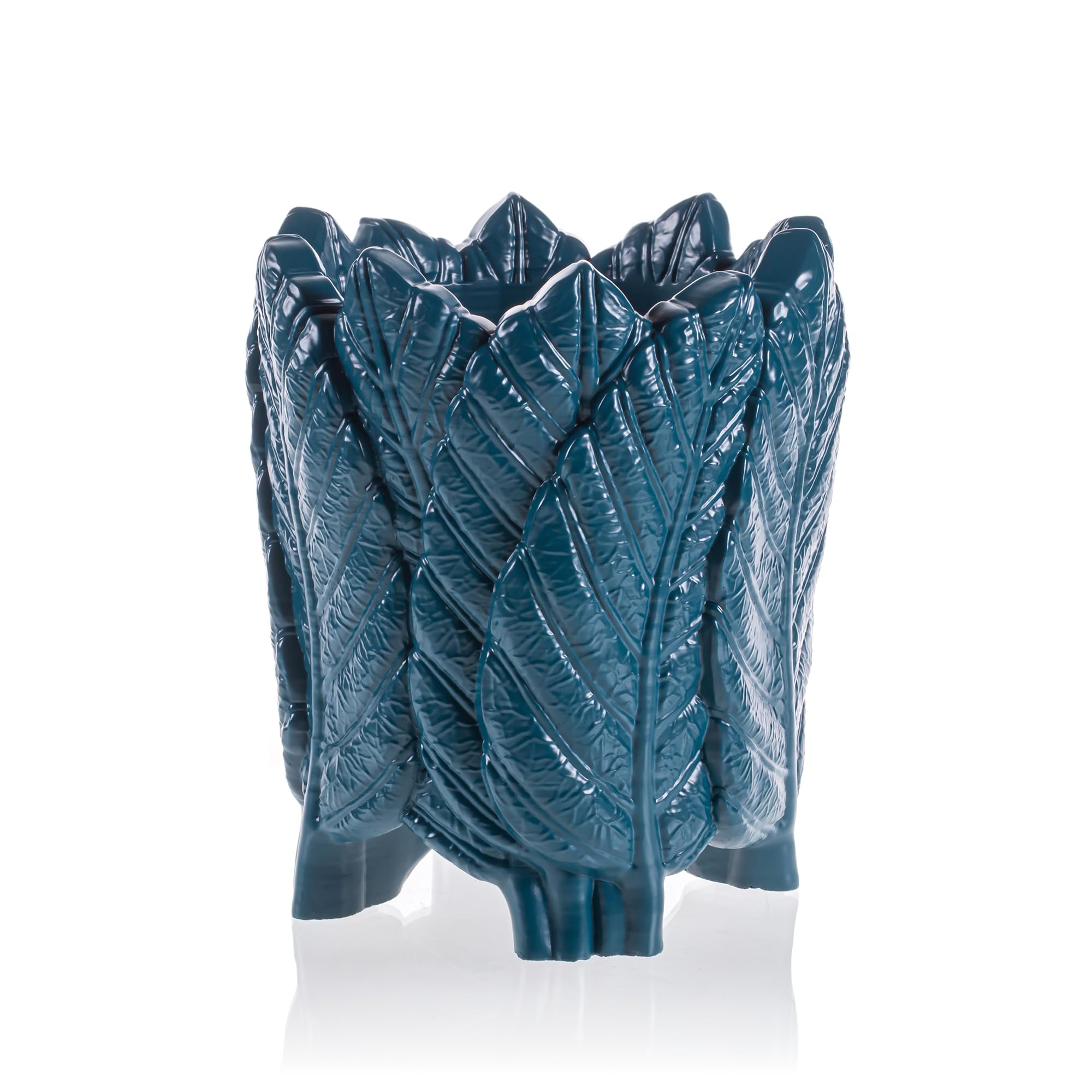 CONCRETTE Flower Pot, Concrete, Dark Turquoise, 135x135x160mm