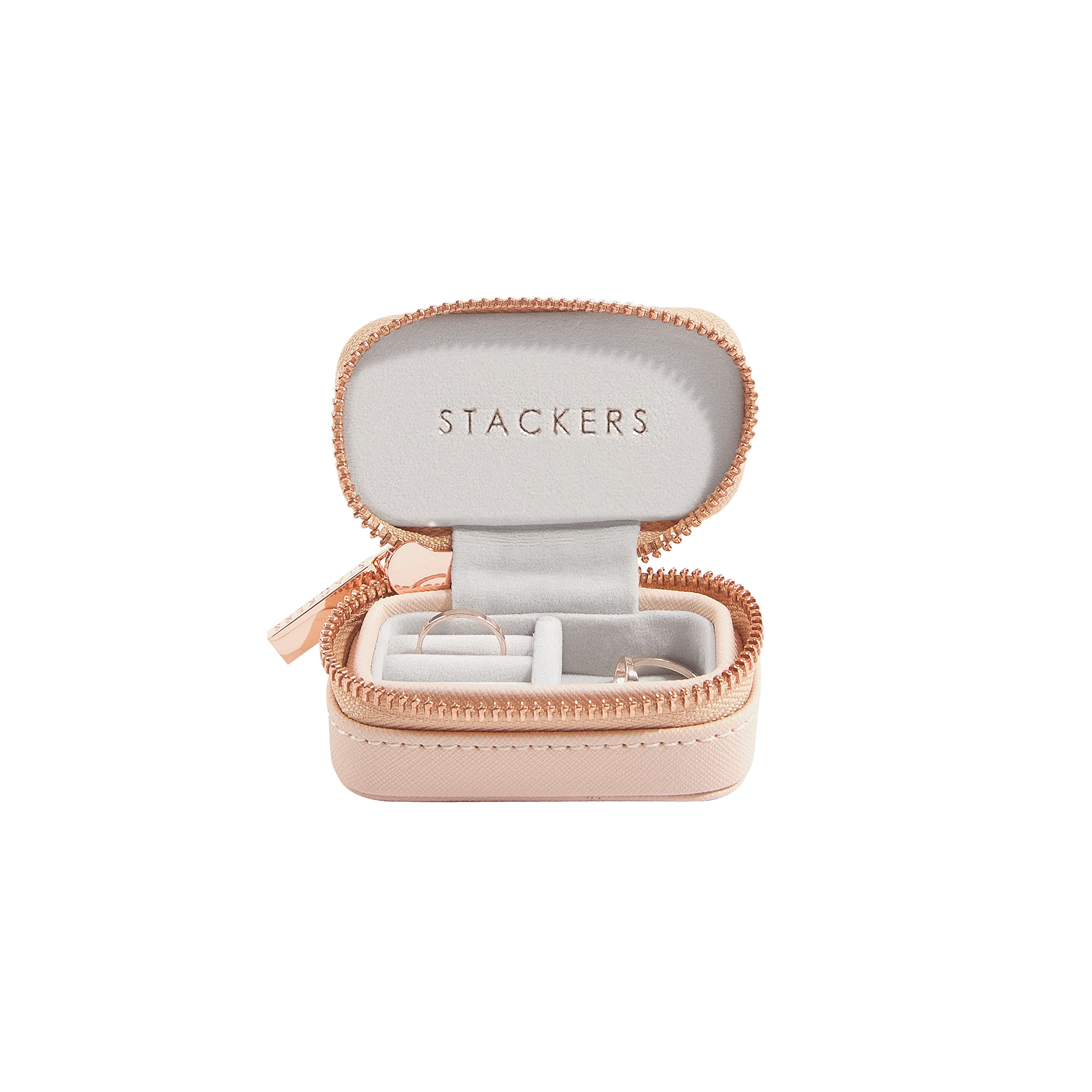 Stackers Blush Pink Petite Travel Jewellery Box