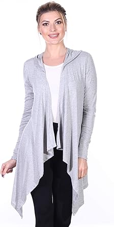 plus size long cardigan with hood
