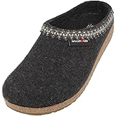 HAFLINGER Grizzly Zigzag Felt Clog Slipper Unisex