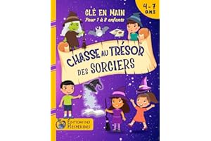 Chasse au trésor des Sorciers: Livre-jeu clé en main | Idéal pour un anniversaire | Pour 1 à 8 enfants, de 4 à 7 ans