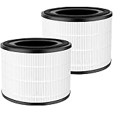 ATXKXE 2 Pack AP-S0610L Air Filter Replacement Fit for Mooka AP-S0610L Air Purifier, 3-in-1 True Filter