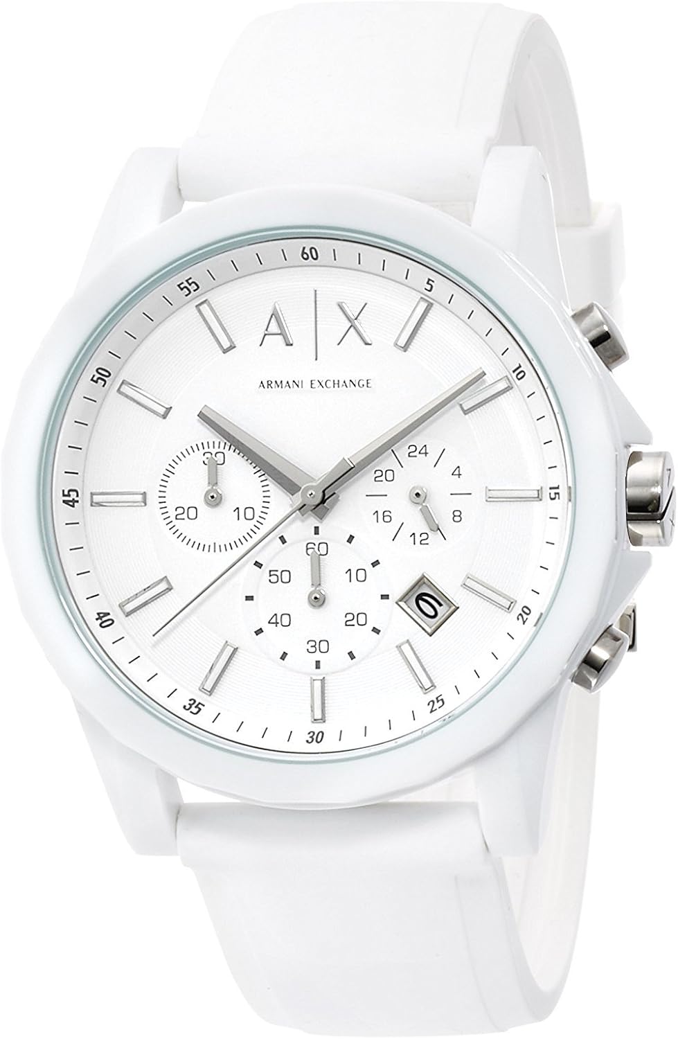 Amazon アルマーニ エクスチェンジ Armani Exchange クロノグラフ Ax1325 メンズ ホワイト 並行輸入品 メンズ腕時計 腕時計 通販