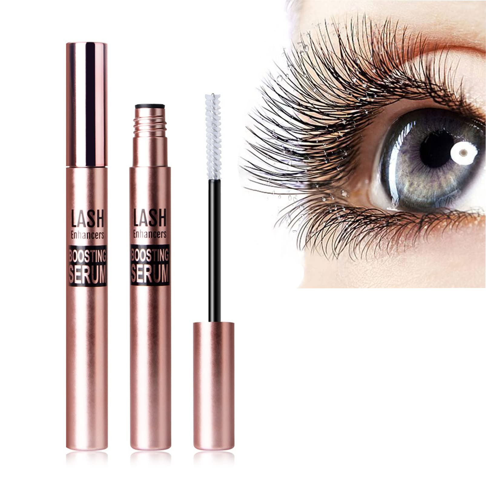 DMQ Eyelash Serum for Growth, Growth Eye Lash Growing Brow Enhancer and Eyebrow Serum,Rapid Serum,Organic Healthier Longer Lashes