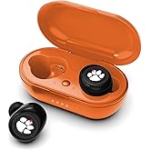 NCAA Clemson Tigers True Wireless Earbuds, Team Color