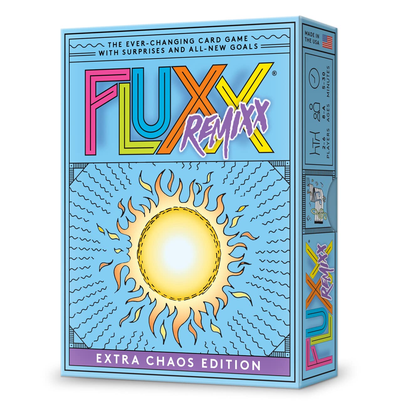 Looney Labs | Fluxx Remixx | Board Game | Ages 8+ | 2-6 Players | 5-30 Minutes Playing Time