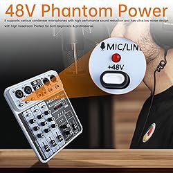 Professional DJ audio mixer, 4-channel DJ