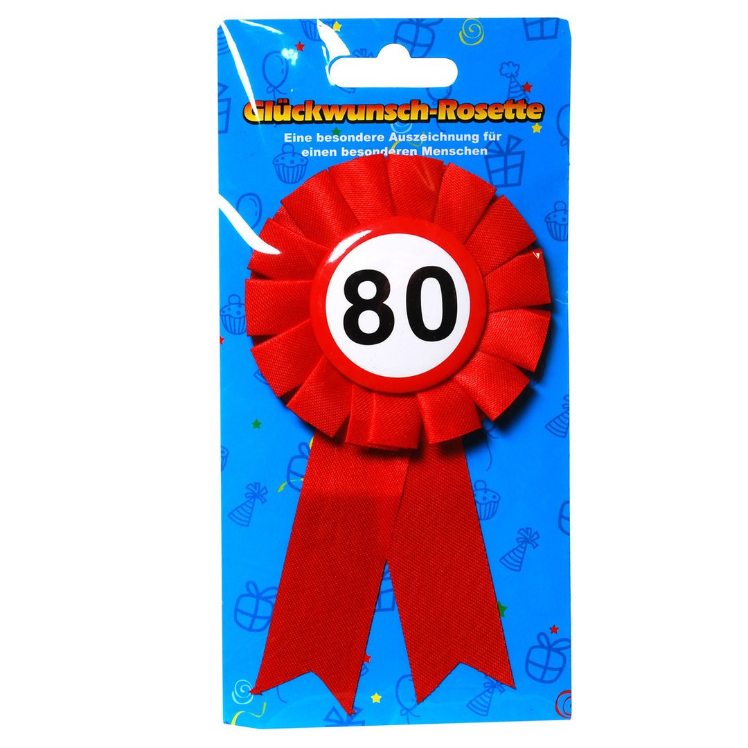 Schmidt Rosette 80 traffic sign, approx. 14 x 8 cm