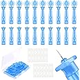 50 Pack Disposable Acne Pimple Popper Needles and 72 Dots Pimple Stickers for Whitehead and Closed Mouth Clear Acne (50 Pack)