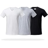 Pair of Thieves 3-Pack Slim Fit V-Neck T-Shirts for Men - Super Soft Tagless V Neck T-Shirts for Men, Multipack Tees