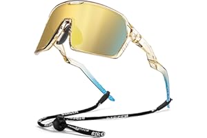 BIRCEN Sports Baseball Sunglasses for Men - Women Polarized UV Protection Cycling Glasses for Running Golf Softball Bike