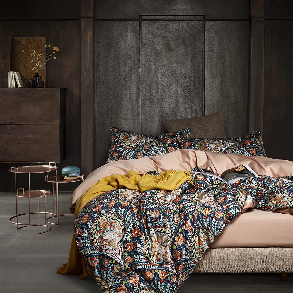 Photo 1 of Cupocupa Duvet Cover Set;Duvet Cover Full Bedding Set Fluffy Boho Duvet Cover Set Paisley Floral Bedding Collection Duvet Cover with Pillowcases