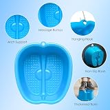 MitButy Large Foot Bath Spa Bowl - Sturdy Plastic Foot Soak Basin for Pedicure view 3