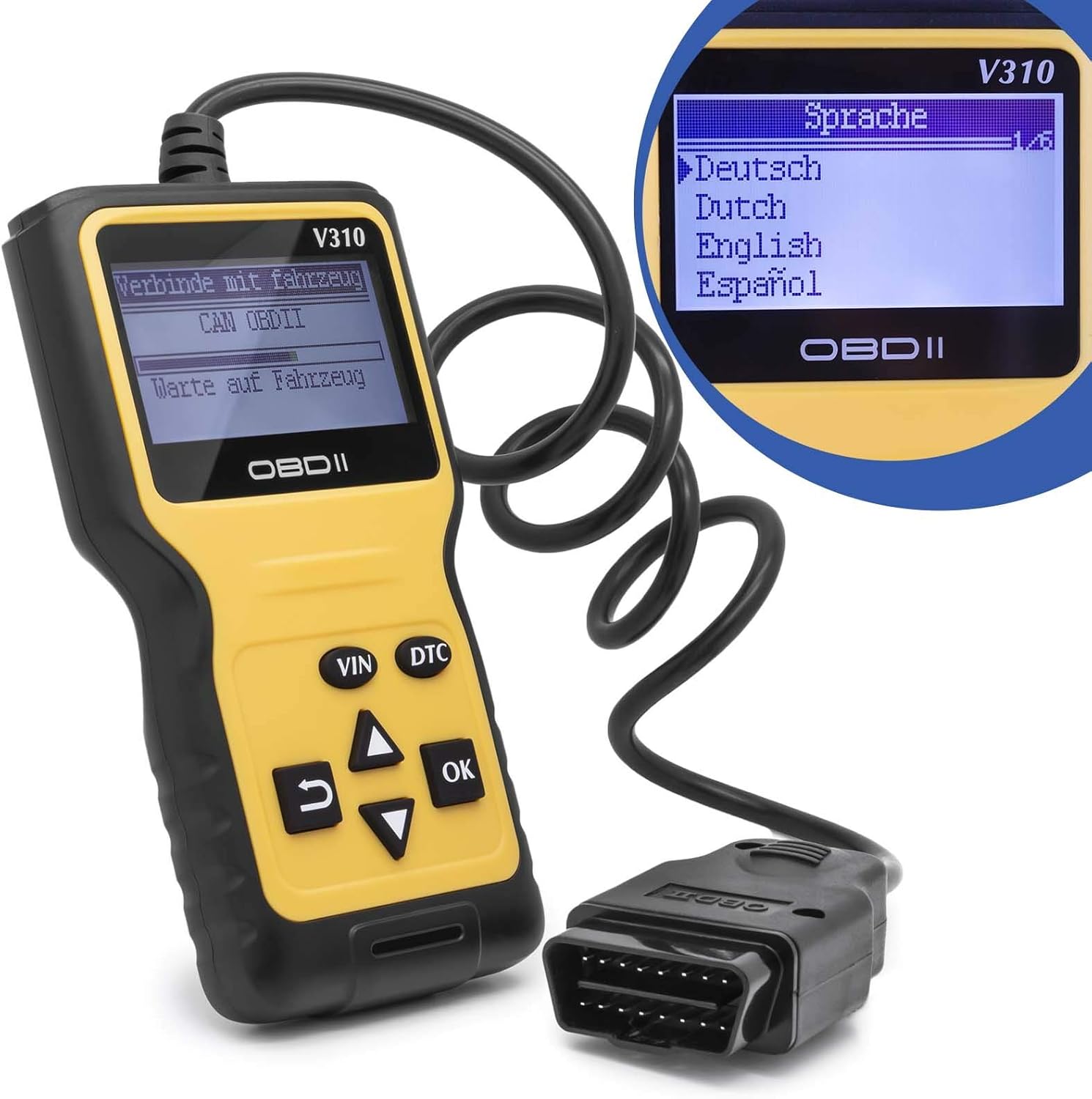 Universal Diagnosegerät OBD 2 II Scanner Auto Fehler Code Auslesegerät