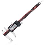 VINCA DCLA-0605 Electronic Digital Vernier Micrometer Caliper Measuring Tool Stainless Steel Large LCD Screen 0-6 Inch…