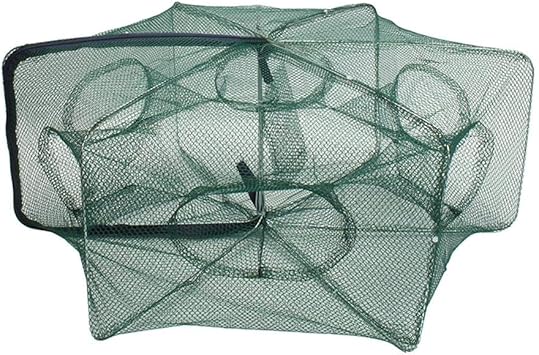 Amazon K Outdoor 大漁捕穫網 魚捕り網かご 釣りディップネット エビや魚などを一網打尽 釣り 海 漁具 魚網 軽量 コンパクト収納 折り畳み式 全3サイズ 40 40 cm K Outdoor 完成仕掛け