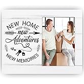 CAIFZ New Home New Adventure New Memories Picture Frame, Gift for Housewarming Photo Frame, New Homeowne Gift for Couple, New Apartment Decor, 3x4.5 inch Photo