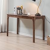 ODCVKRT Solid Wood Desk, Gaming Study Home Office Desks for Work, Student PC Desk for Bedroom, Small Computer Desk for Small 