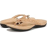 Vionic Women's Rest Bella Toe Post Sandal- Supportive Ladies Orthotic Sandals that include Three Zone Comfort with Arch Support- Flip Flop for Ladies, Medium and Wide Width Size 5-12